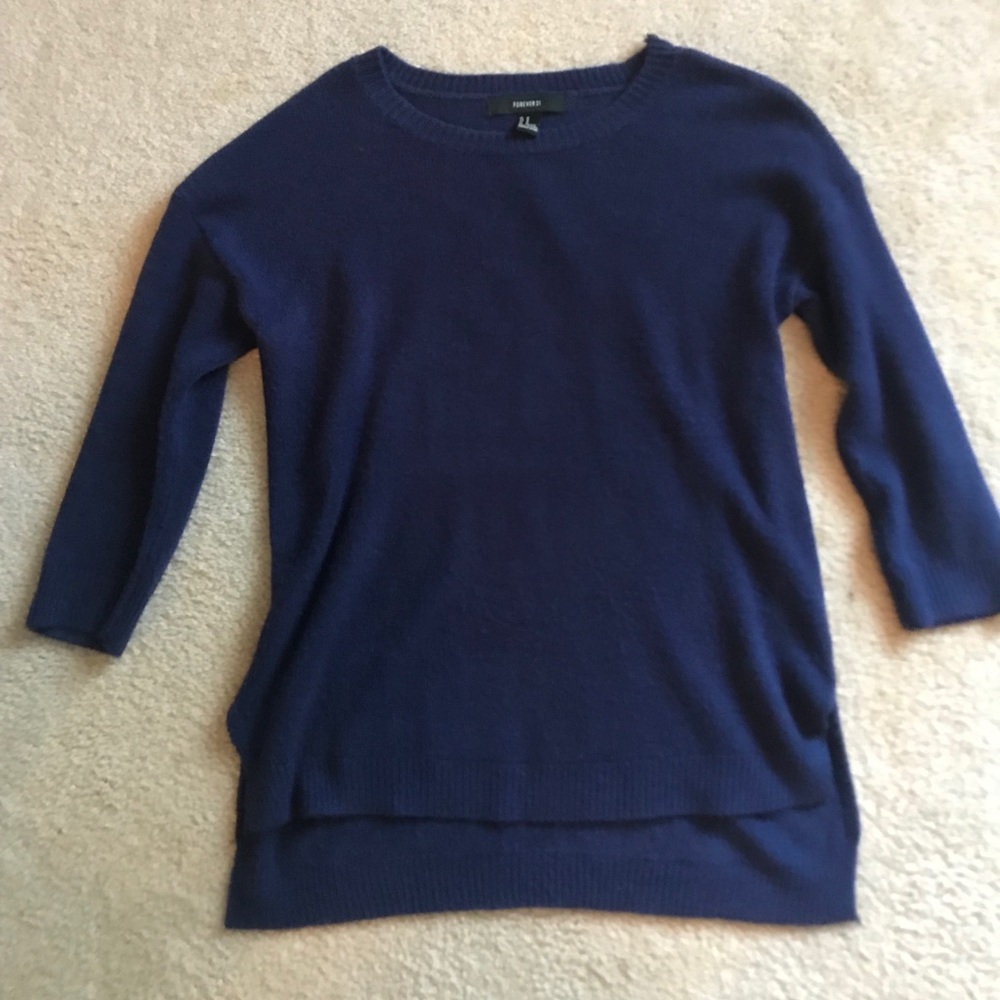 Navy sweater